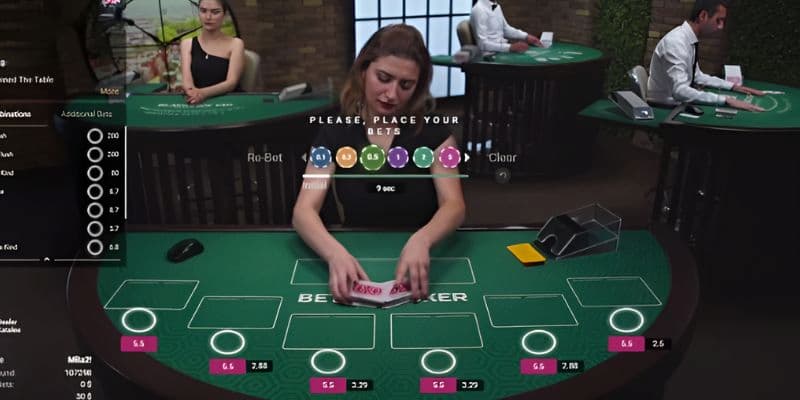 Live casino - Cá cược hấp dẫn với Dealer
